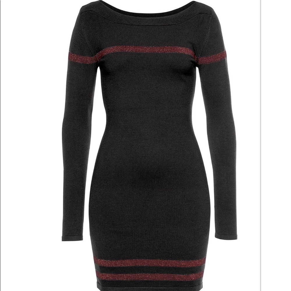 Stripe Detail Sweater Dress - Picture 5 of 8